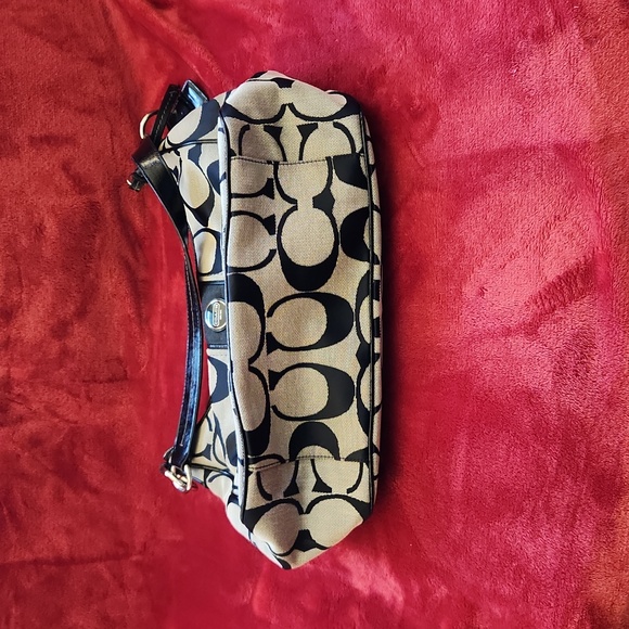 Black and gray coach purse - Picture 5 of 5